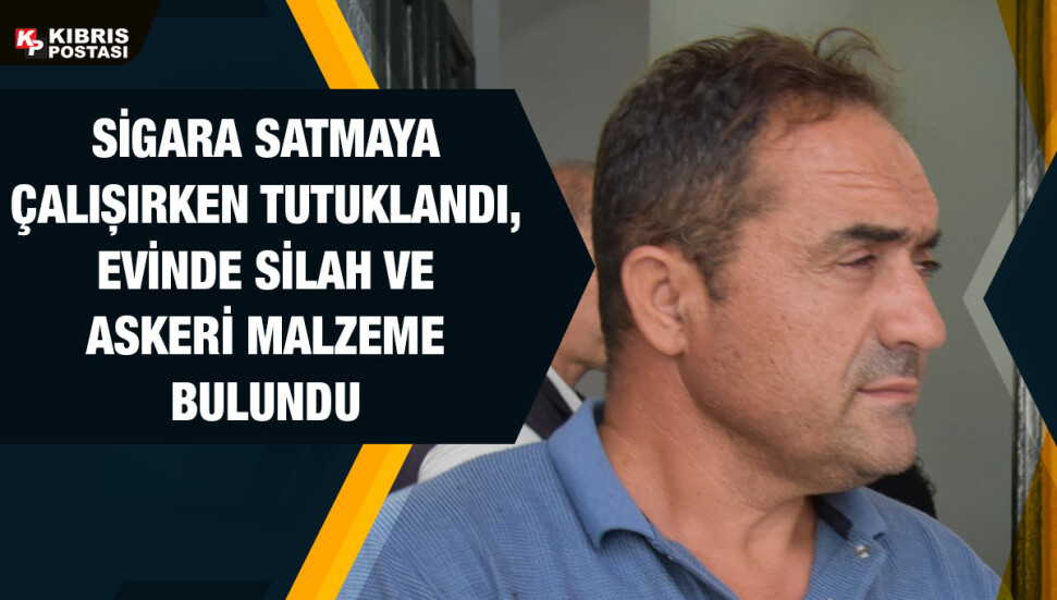 Evinde silah ve askeri malzeme bulunan Veli Karademir, bir gün tutuklu kalacak