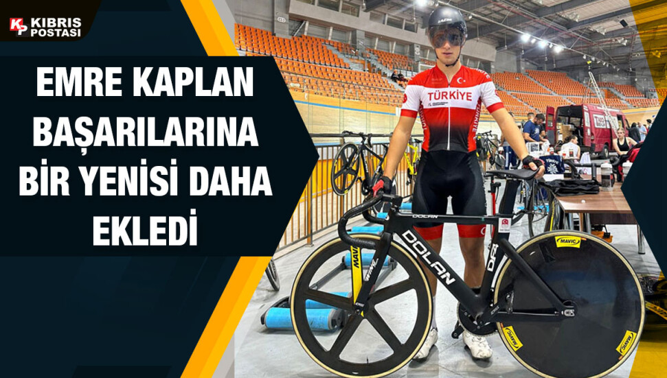 Kıbrıslı Türk bisikletçi Emre Kaplan, Balkan 3’üncüsü oldu