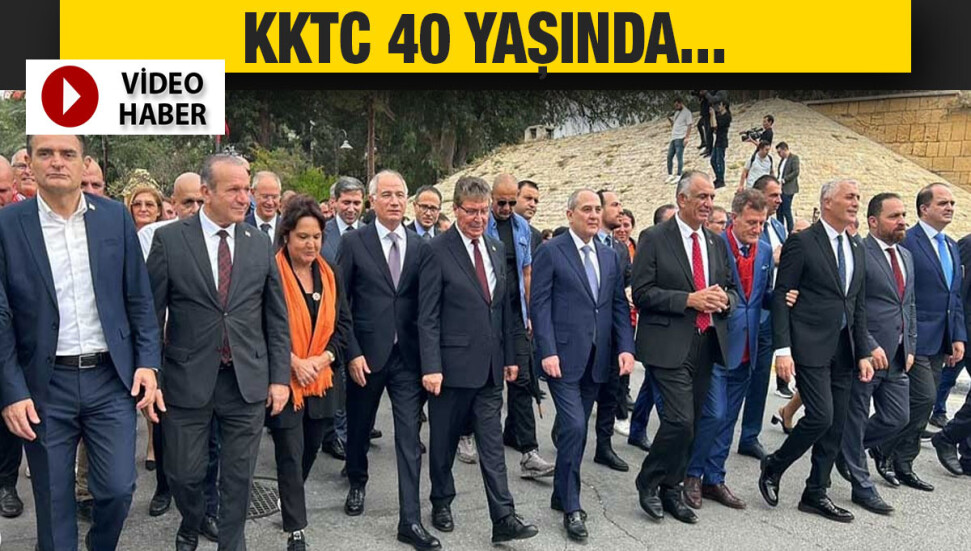 Lefkoşa’da 40’ıncı yıl Cumhuriyet Korteji düzenlendi