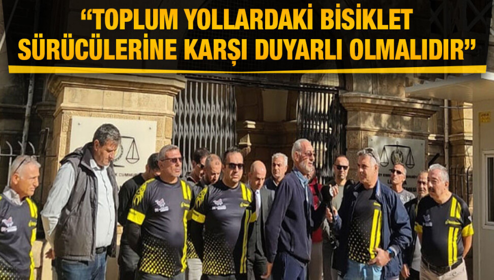 Gara Duman Cycling Team, bisiklet sürücülerinin seslerini duyurmak amacıyla basın açıklaması yaptı