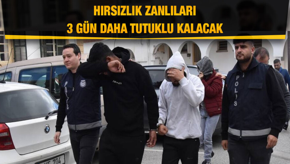 Güney Kıbrıs'tan 3 adet motosiklet çalan zanlılara ek tutukluluk