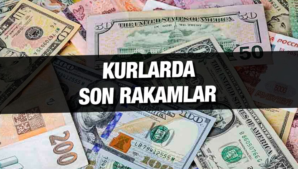 Sterlin 37,05, euro 32,10, dolar 29,08 liradan işlem görüyor