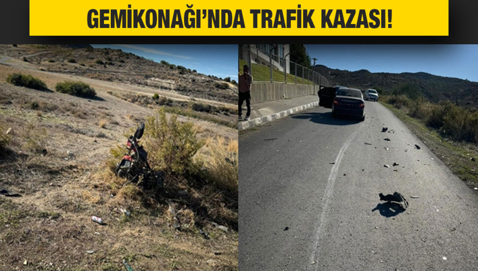 Gemikonağı’ndaki trafik kazasında motosiklet sürücüsü Kaan Dere ağır yaralandı!
