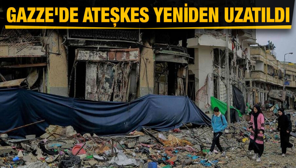 Gazze'de ateşkes 1 gün daha uzatıldı
