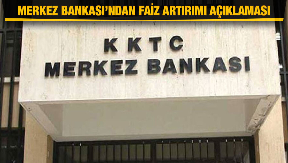 Merkez Bankası, mevduat ve yasal karşılık hesaplarına uygulanan faiz oranlarını yeniden belirledi