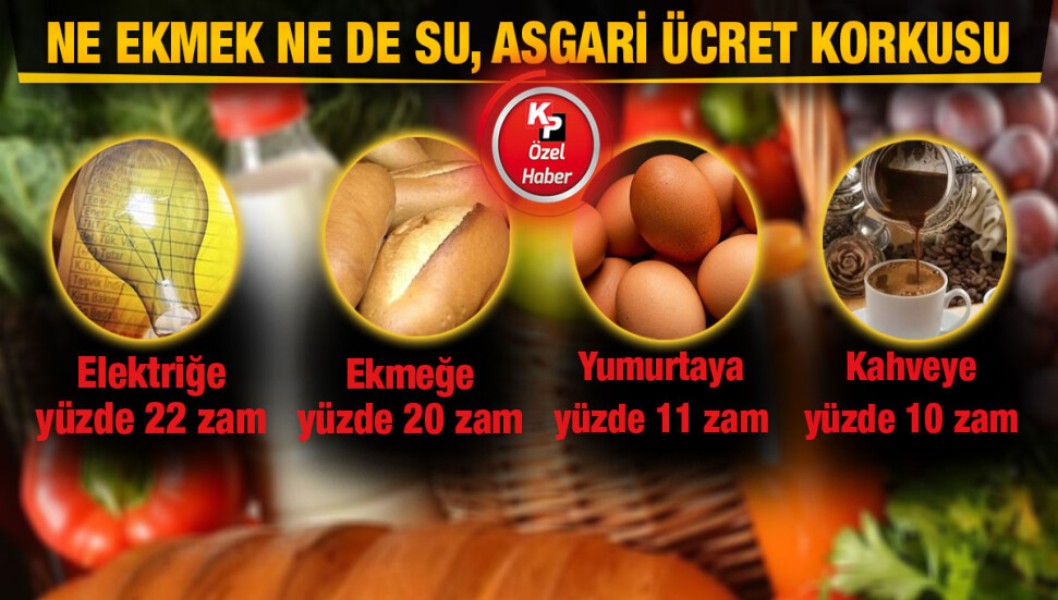 Asgari ücretin adı yetti, zam yağmuru başladı