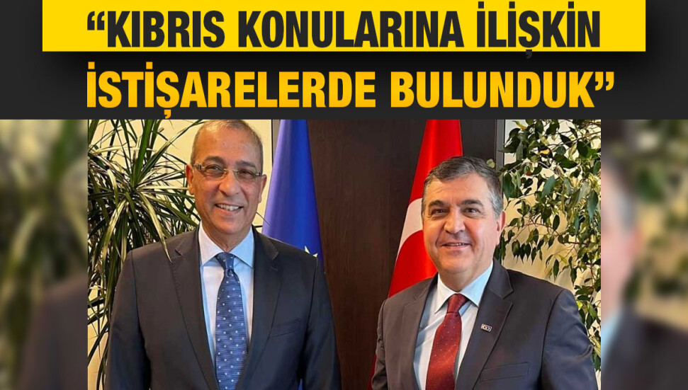 Fikri Toros ile Faruk Kaymakcı Brüksel’de görüştü