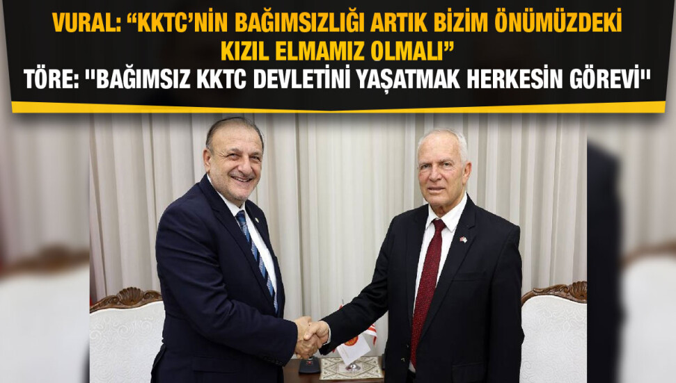 Zorlu Töre, İyi Parti Genel Başkan Yardımcısı Oktay Vural’ı kabul etti