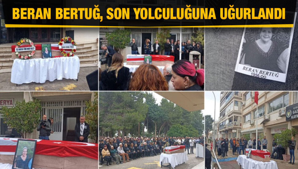 KKTC’nin ilk kadın kaymakamı Beran Bertuğ’a veda
