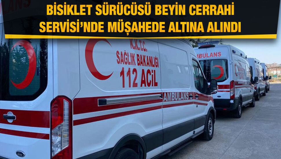 Trafikte dikkatsizce şerit değiştiren bisiklet sürücüsüne araba çarptı, 1 kişi tutuklandı