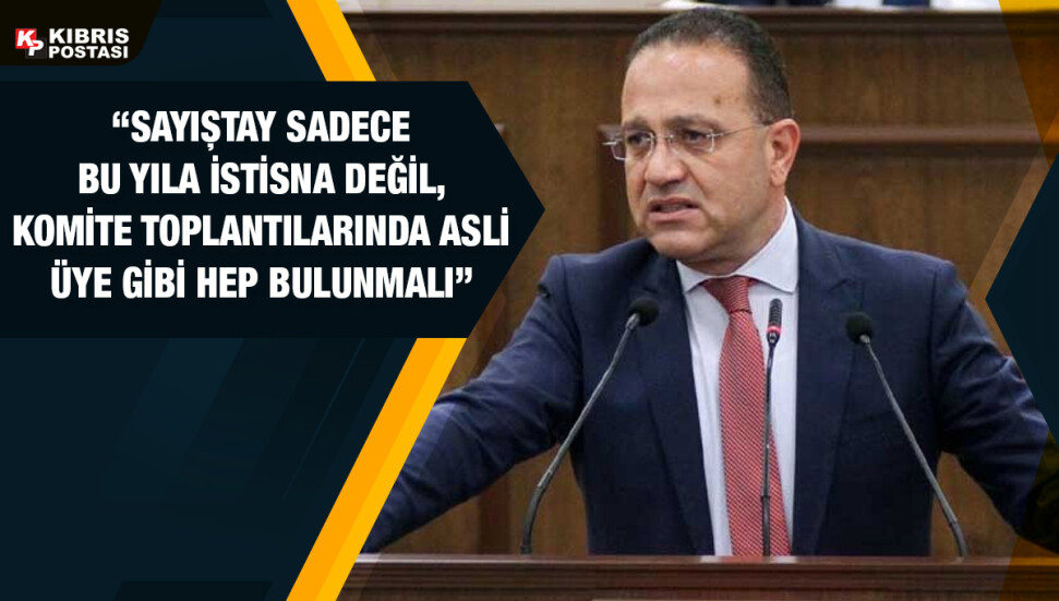Erkut Şahali: “Komite toplantılarına disiplinle gelen Sayıştay Başkanına teşekkür ederim”