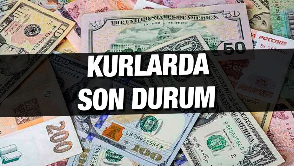 Euro 32,70, sterlin 37,65, dolar 29,60 TL'den işlem görüyor