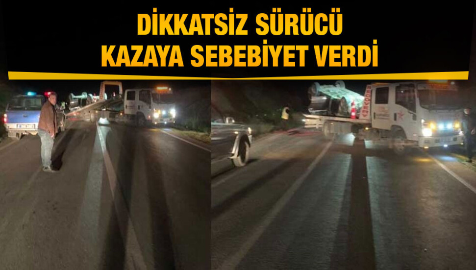 Girne’de trafik kazası!