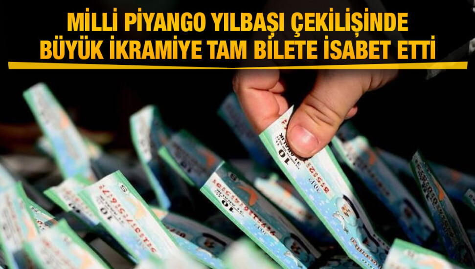 Türkiye’de 400 milyon liralık büyük ikramiye Milli Piyango Online üzerinden satılan tam bilete çıktı