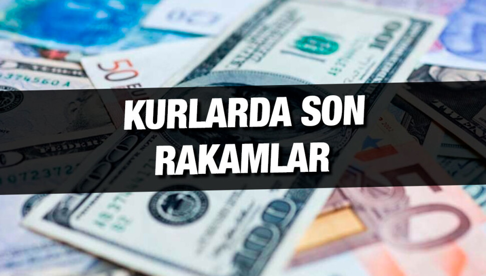 Dolar 30,10 TL, euro 32,95 TL, İngiliz Sterlini 38,15 liradan işlem görüyor