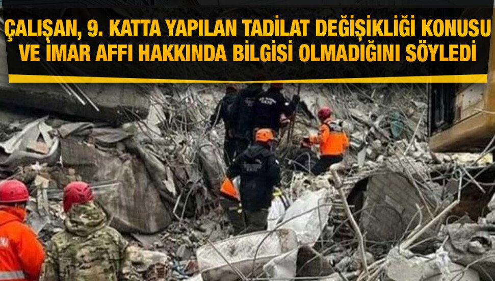 İsias Otel’in resepsiyon görevlisi Ahmet Can: Otelin 9. katı kapalıydı, orayı hiç görmedim