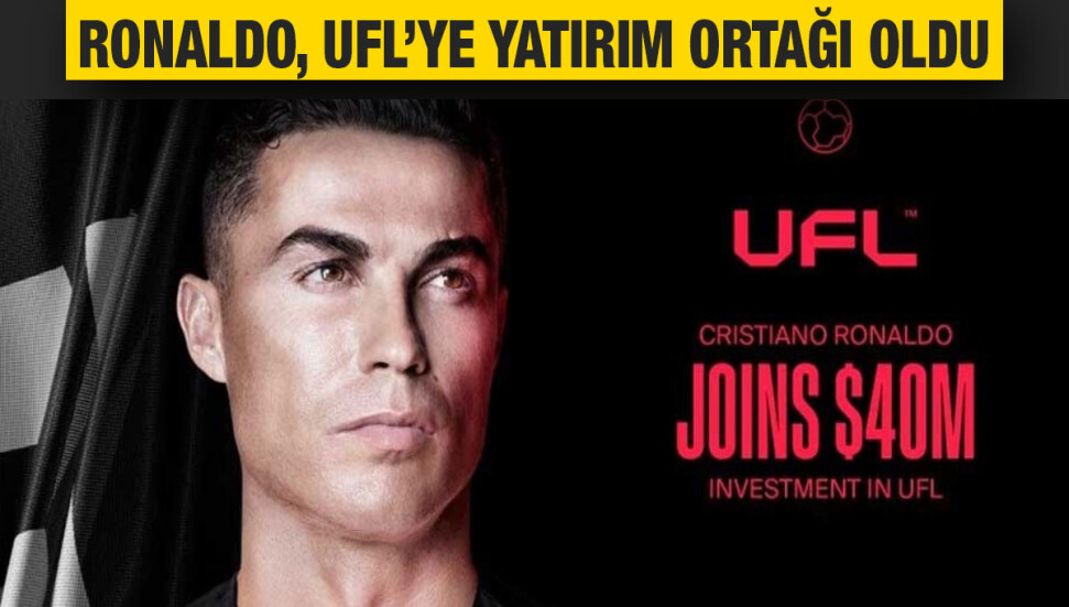 Ronaldo, Baf merkezli şirketin yeni futbol video oyunu UFL’ye yatırım ortağı oldu