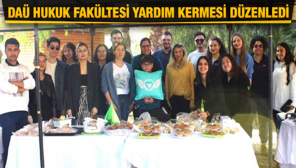 DAÜ öğrencileri, Şampiyon Melekleri Yaşatma Derneği yararına kermes düzenledi