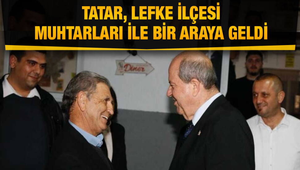 Cumhurbaşkanı Tatar: Dünya, Kıbrıs’ta iki ayrı halk, otorite ve devlet olduğunu bilmektedir