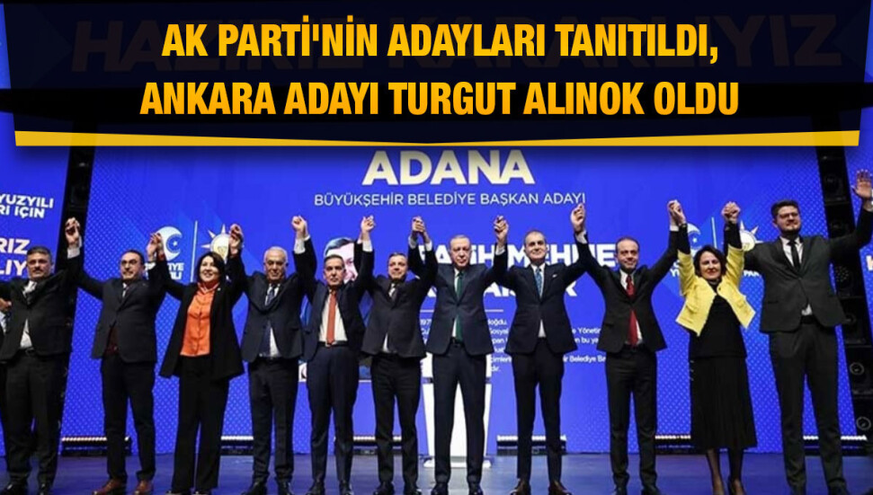 AK Parti'de 48 ilin daha belediye başkan adayları açıklandı