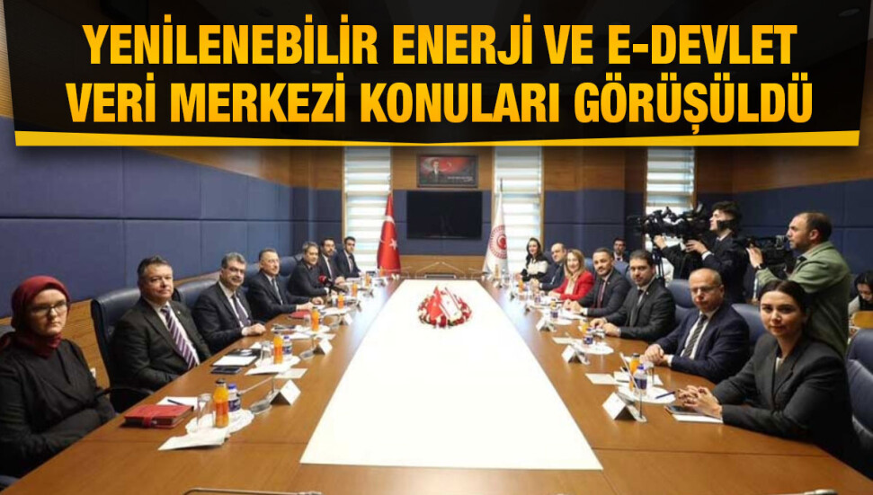 Meclis Komitesi, TBMM Sanayii, Ticaret, Enerji, Tabii Kaynaklar, Bilgi ve Teknoloji Komisyonu ile görüştü