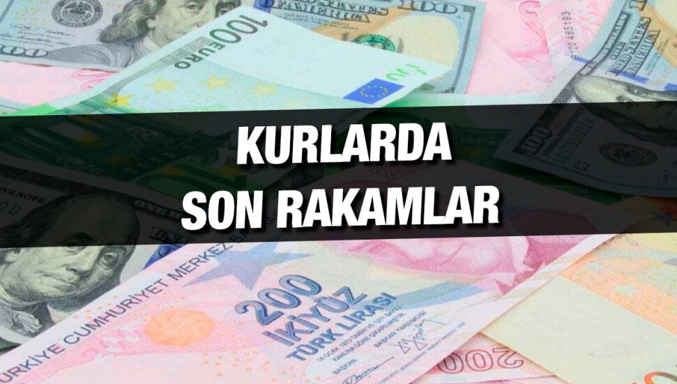 Sterlin 38,85 liradan, euro 33,20 liradan işlem görüyor