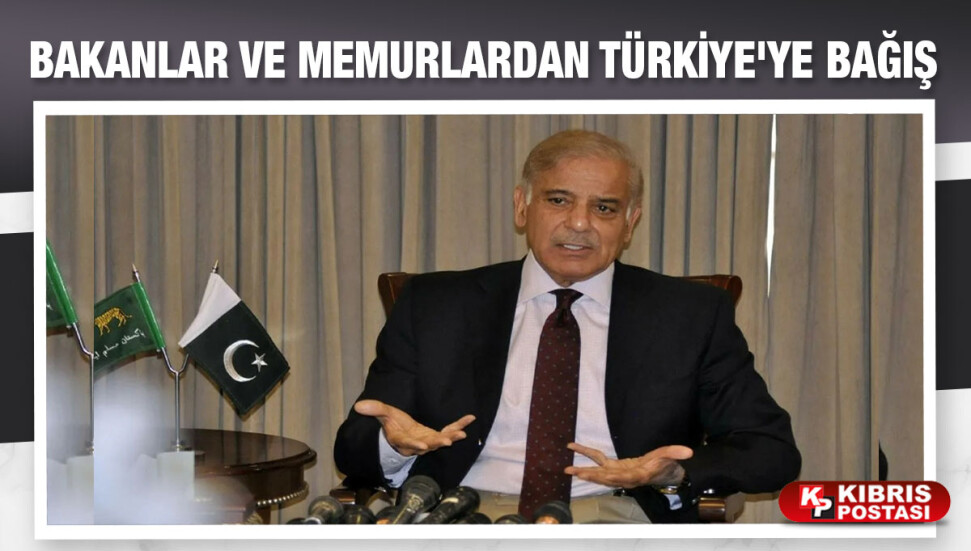 Pakistan'dan duygulandıran yardım! Bakanlar ve memurlardan Türkiye'ye bağış