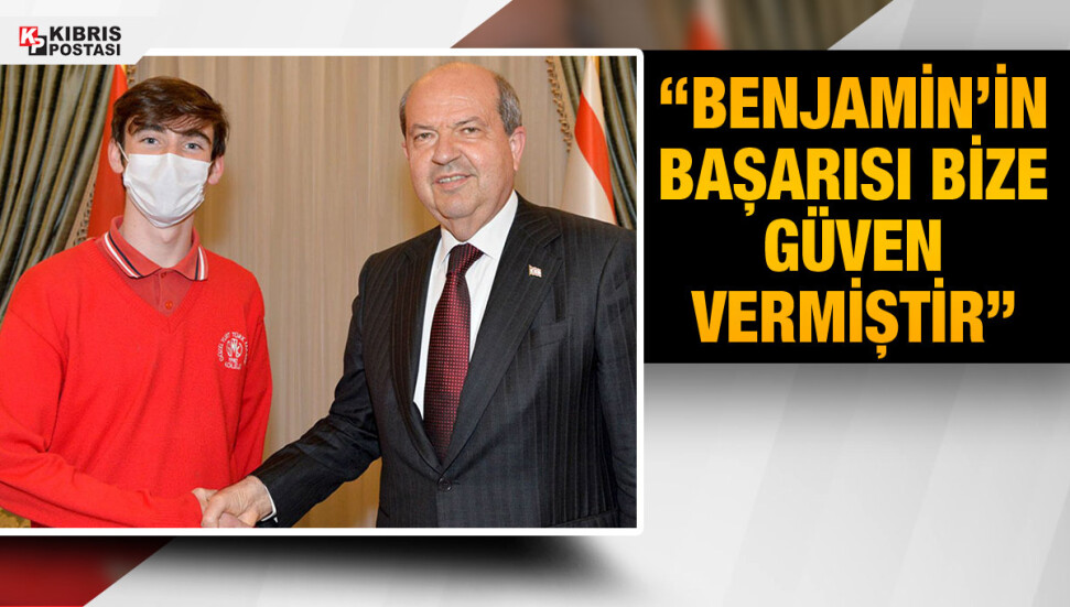 Tatar, Harvard’ı kazanan GTMK öğrencisi Benjamin Walter’i kabul etti