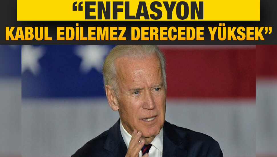 ABD Başkanı Biden: Enflasyon kabul edilemez derecede yüksek