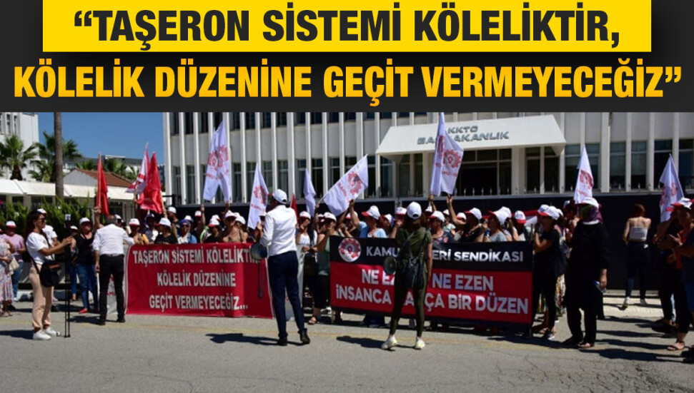 Kamu-İş, Başbakanlık önünde eylem gerçekleştirdi