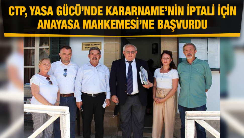 CTP, KIB-TEK’e Yakıt Alımıyla İlgili Yasa Gücünde Kararname’yi Anayasa Mahkemesine taşıdı