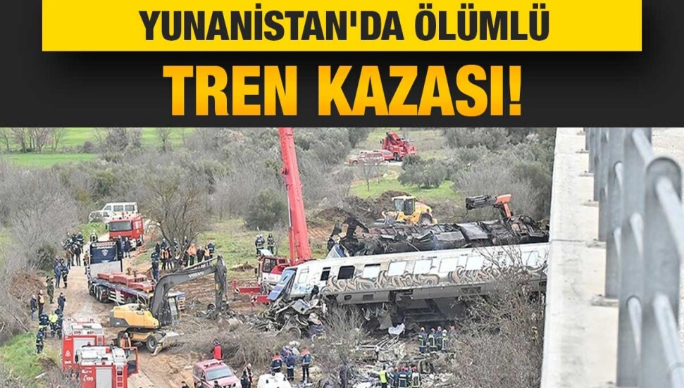 Yunanistan'da tren kazasında 38 kişi hayatını kaybetti