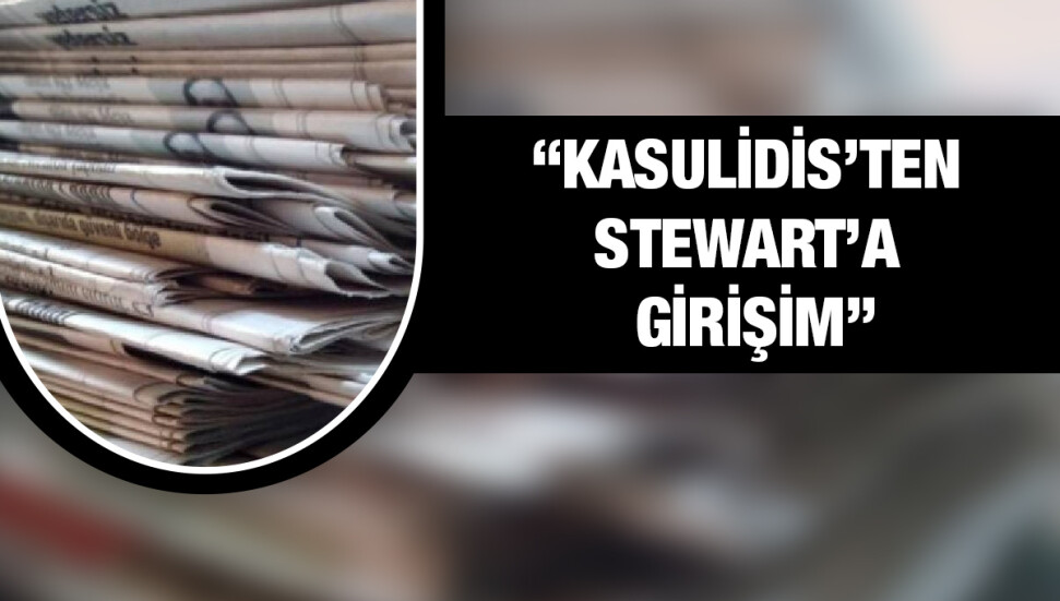 Kasulidis’ten Stewart’a sert üsluplu girişim