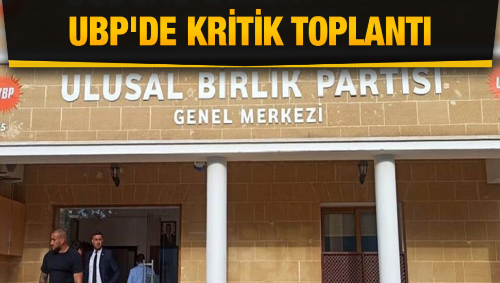 UBP'nin kritik MYK toplantısı sona erdi