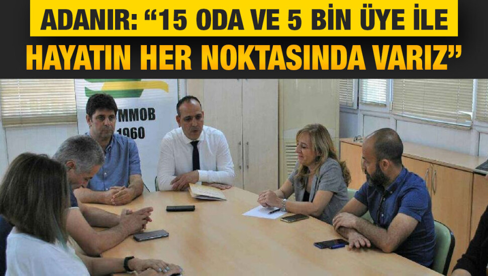 KTMMOB Genel Başkanı Tunç Adanır, LTB Başkanı Mehmet Harmancı ile bir araya geldi