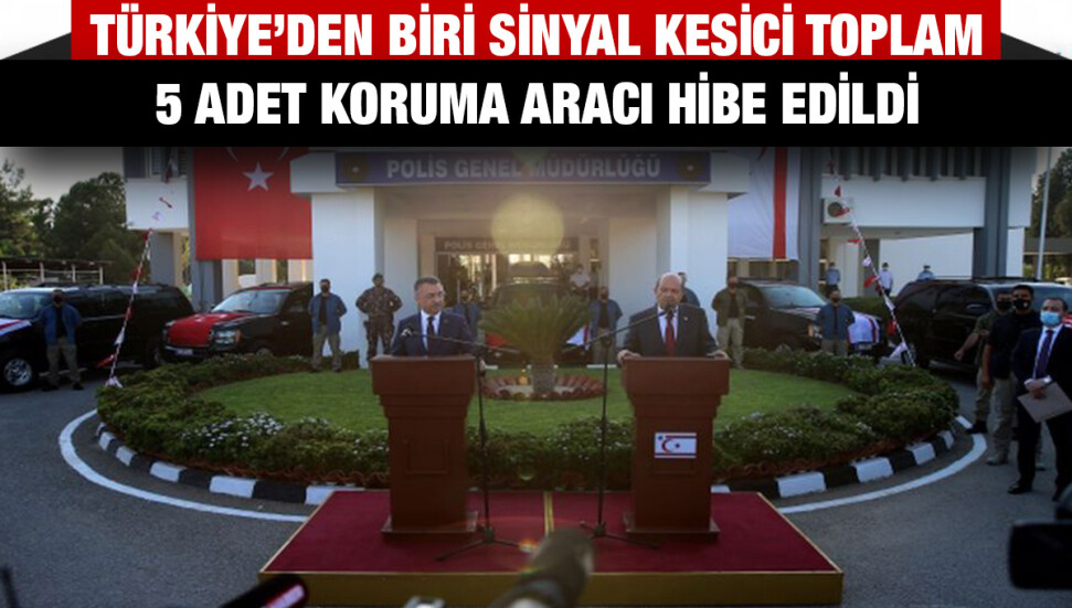 Türkiye’den KKTC'ye güvenlik teçhizatları hibe edildi