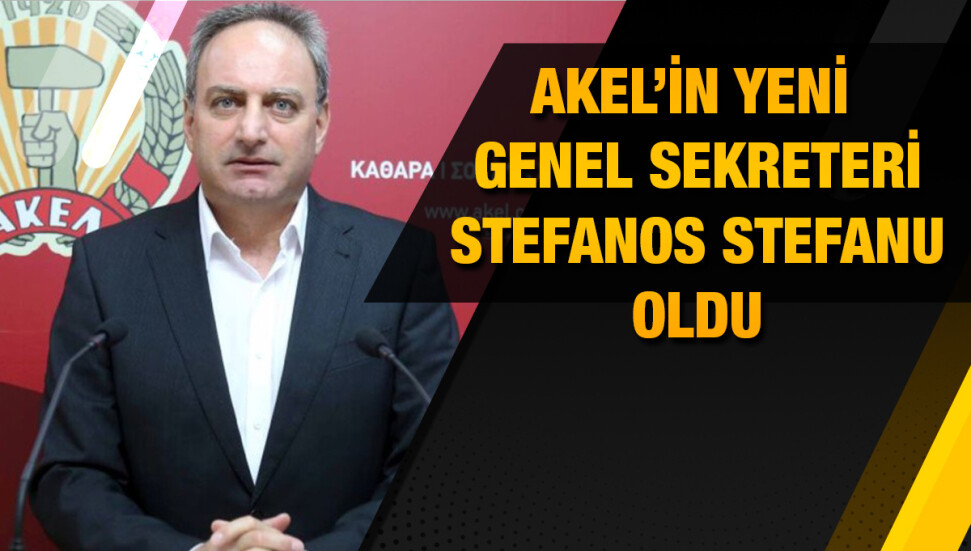 AKEL'de Stefanos Stefanu dönemi başladı
