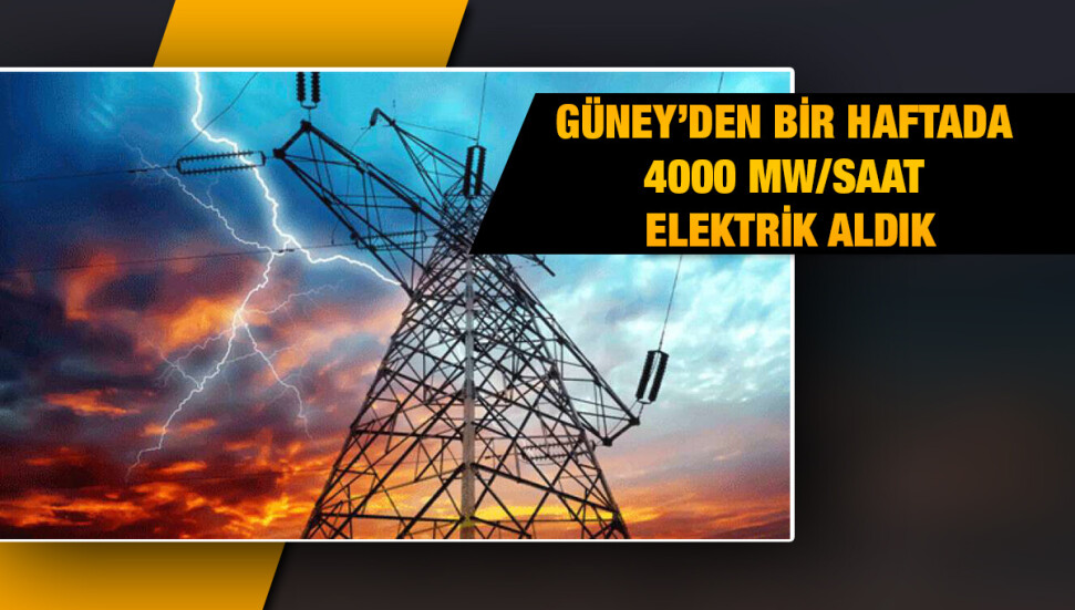 Alınan elektrik eylül-ekim aylarında geri gönderilecek