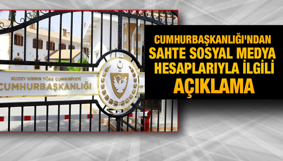 Cumhurbaşkanı Ersin Tatar adına sahte hesap açıldı