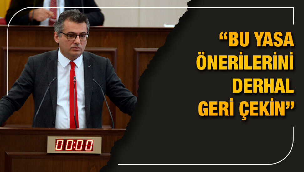 Erhürman: Eğer bu yasa tasarılarını geri çekmezseniz ‘Cumhurbaşkanlığına hoşnutsuzluk’ yaratacağız