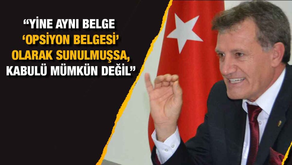 Arıklı: “Kararı MİK verecek ama aynı belgeyse kabul edilemez”