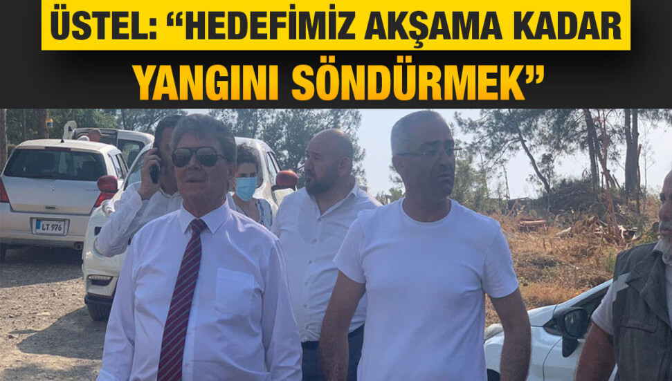 Üstel: Türkiye’den bir yangın uçağı daha gelecek