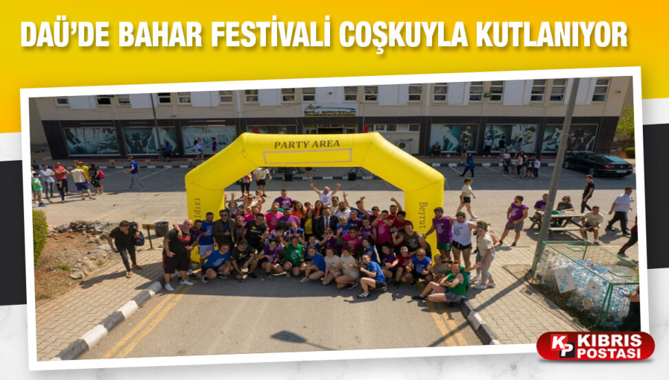 DAÜ 25. Bahar Festivali üçüncü gününde de coşkulu etkinliklere sahne oldu