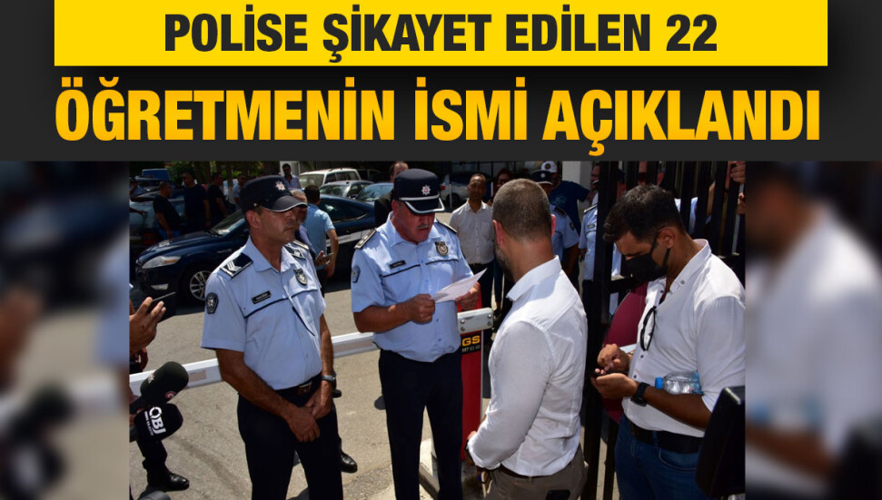 Sendikalar, Lefkoşa Polis Müdürlüğü önünde basın açıklaması yaptı