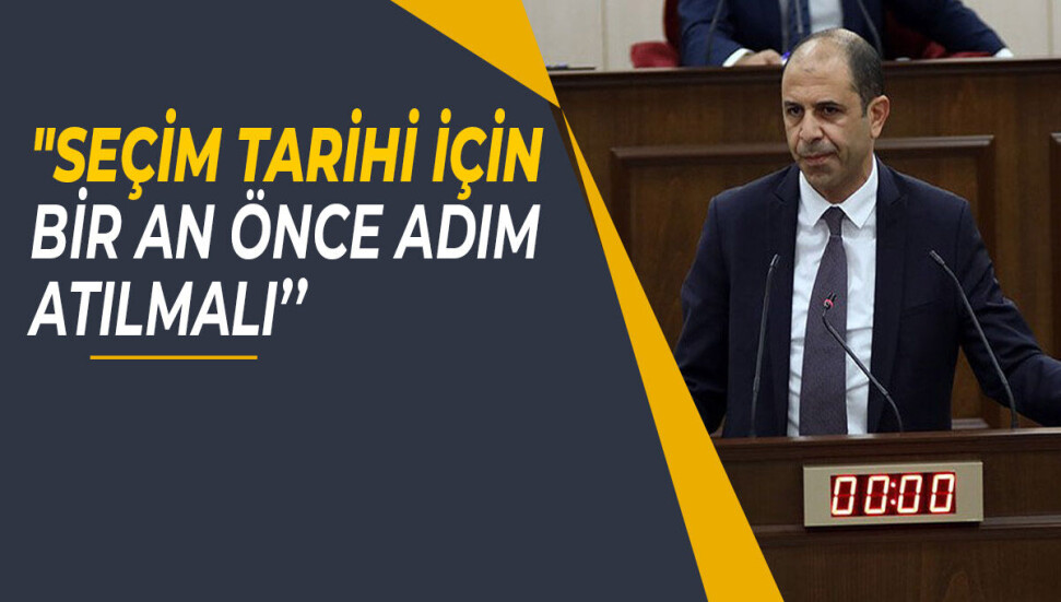 Kudret Özersay'dan hükümete: “Gelin bir tarihte uzlaşalım, ara seçim konusu gündemden kalksın”