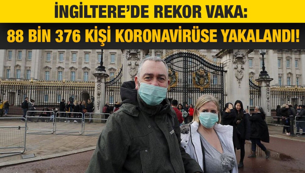 İngiltere'de koronavirüs salgınının başlangıcından bu yana 'en yüksek vaka sayısı' kaydedildi