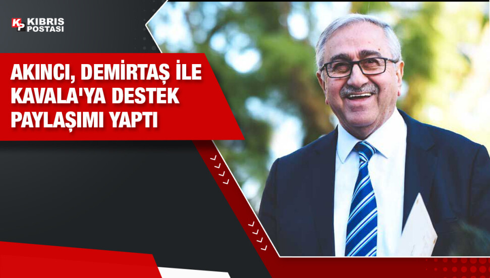 23 Ocak'ı yok sayan Akıncı, Demirtaş ile Kavala'ya sahip çıktı