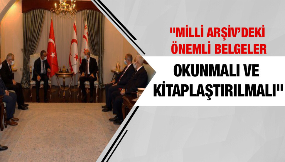 Ersin Tatar: “Milli Arşiv ve Araştırma Dairesi’nde oldukça önemli belgeler muhafaza ediliyor”