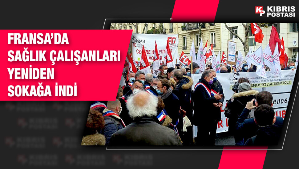 Fransa’da sağlık çalışanları eylem gerçekleştirdi