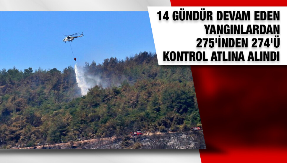 Türkiye'den sevindiren gelişme: Milas ve Bodrum yangınları kontrol altında